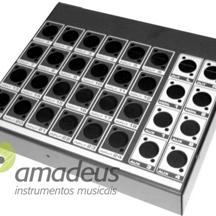 Acustica CAIXA STAGE BOX XLR 24/8