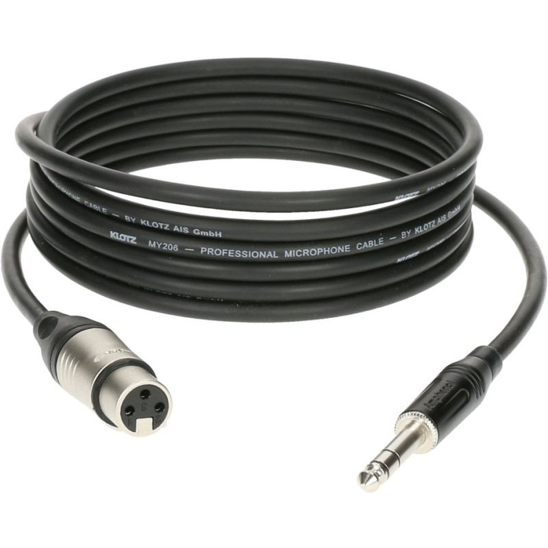 Klotz CABO MICROFONE M1FS1K0100 1m Jack/XLR