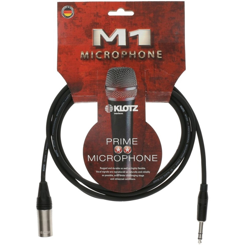 Klotz CABO MICROFONE M1MS1K0500 M1 5m XLR/Jack
