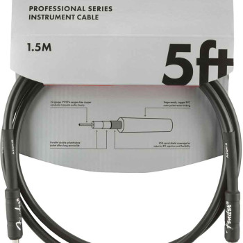 Fender Professional Series 1,5m Jack/Jack Black