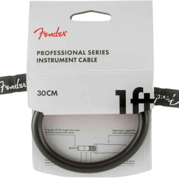 Fender CABO PATCH Professional Series 0,3m Jack/Jack Black