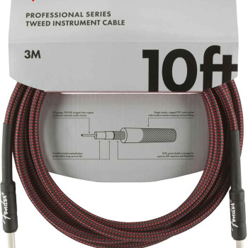 Fender Professional Series 3m Jack/Jack Red Tweed