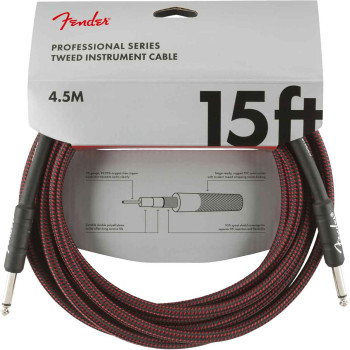 Fender Professional Series 4,5m Jack/Jack Red Tweed