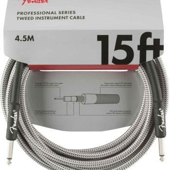 Fender Professional Series 4,5m Jack/Jack White Tweed
