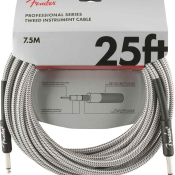 Fender Professional Series 7,5m Jack/Jack White Tweed