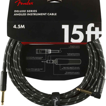 Fender Deluxe Series 4,5m Jack/Jack Black Tweed