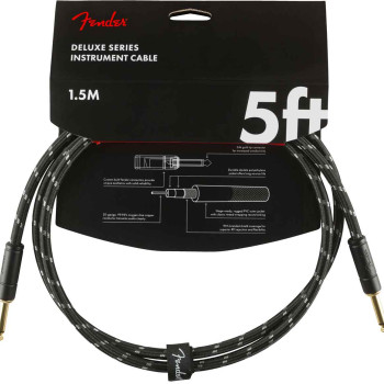Fender Deluxe Series 1,5m Jack/Jack Black Tweed