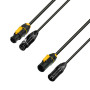 Adam Hall CABO ALIMENTAÇÃO & DMX Cable PowerCon 1,5mt