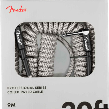 Fender Professional Coil 9m Jack/Jack WHT TWD