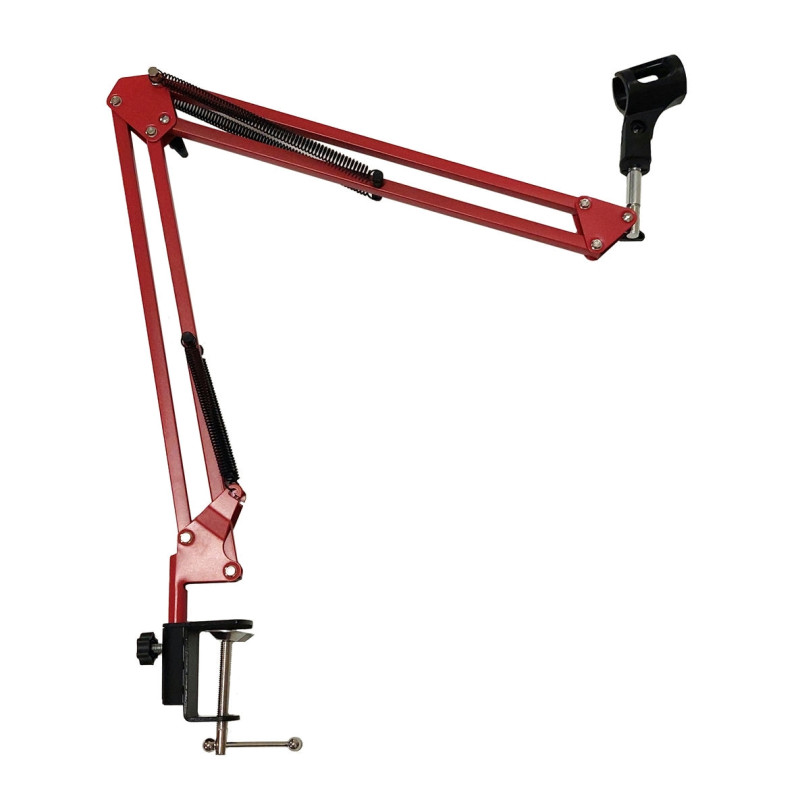 WK SUPORTE MICROFONE MESA ARTICULADO Vermelho AN 1RED