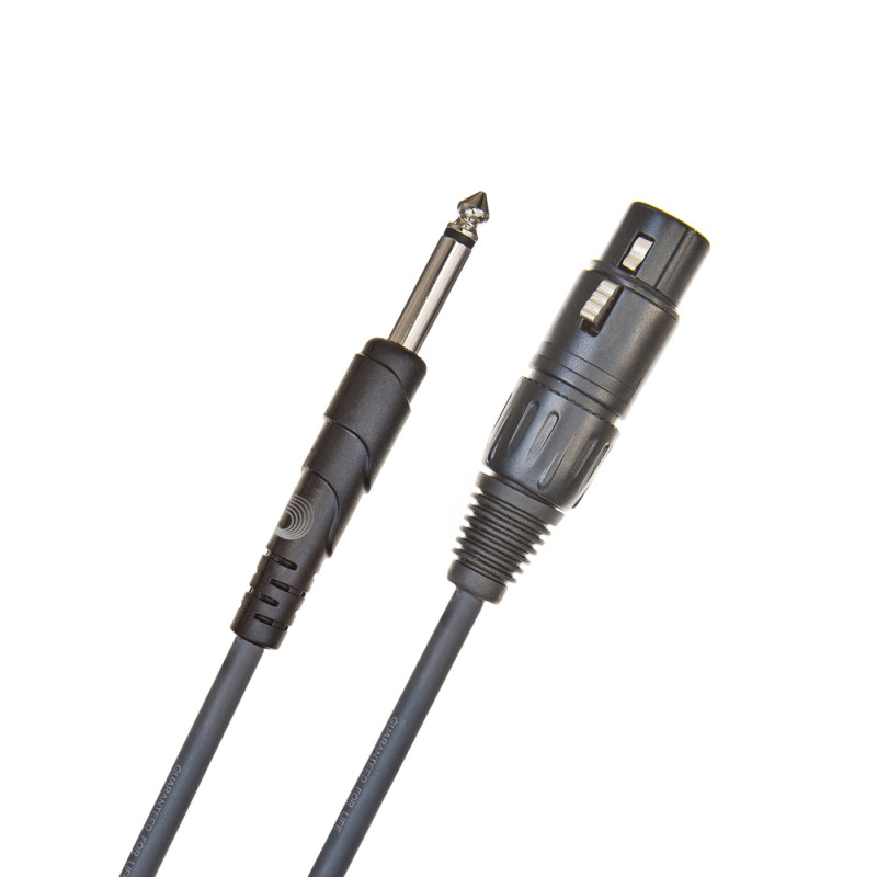 Daddario CABO MICROFONE 7,5m PW CGMIC 25 XLR/Jack TS