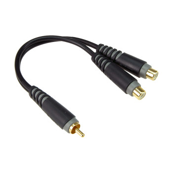 Klotz CABO ADAPTADOR AUDIO AYU 9 20cm 1x RCA M/ 2x RCA F