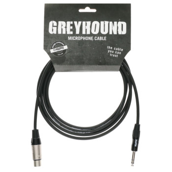 Klotz CABO MICROFONE GRG1MP06 Greyhound 6m XLR M/Jack 6.3 TRS M