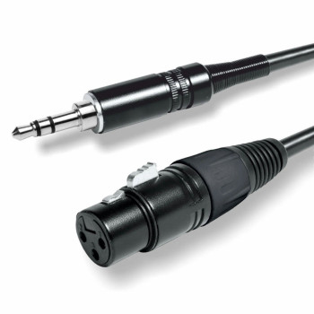Emelec ViasCom CABO AUDIO 0,5m Mini jack Macho ST / XLR Fêmea EQ 620400S