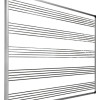 QUADRO PORCELANA BRANCA PAUTADO 1200x2500