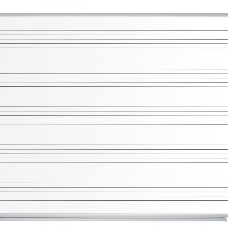 Bi Office QUADRO PAUTADO BRANCO Infinity Music Lessons 2400x1200