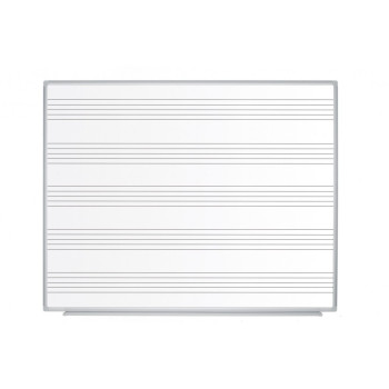 Bi Office QUADRO PAUTADO Maya Music Lessons Enamel WHITEBOARD 120x120 CR1729170