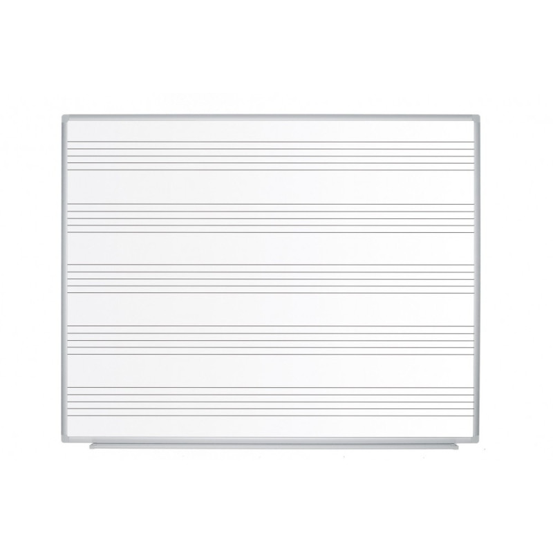 Bi Office QUADRO PAUTADO Maya Music Lessons Enamel WHITEBOARD 120x120 CR1729170