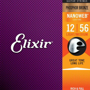 Elixir Nanoweb PB 12/56 Light Medium
