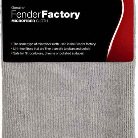 Fender Factory Microfiber Cloth