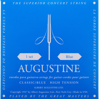 AUGUSTINE SET CORDAS Guitarra Classica Classic Blue