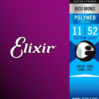 Elixir Polyweb 11/52 Custom Light