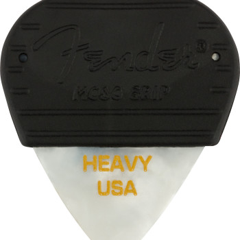 Fender Mojo Grip Celluloid White Moto Heavy