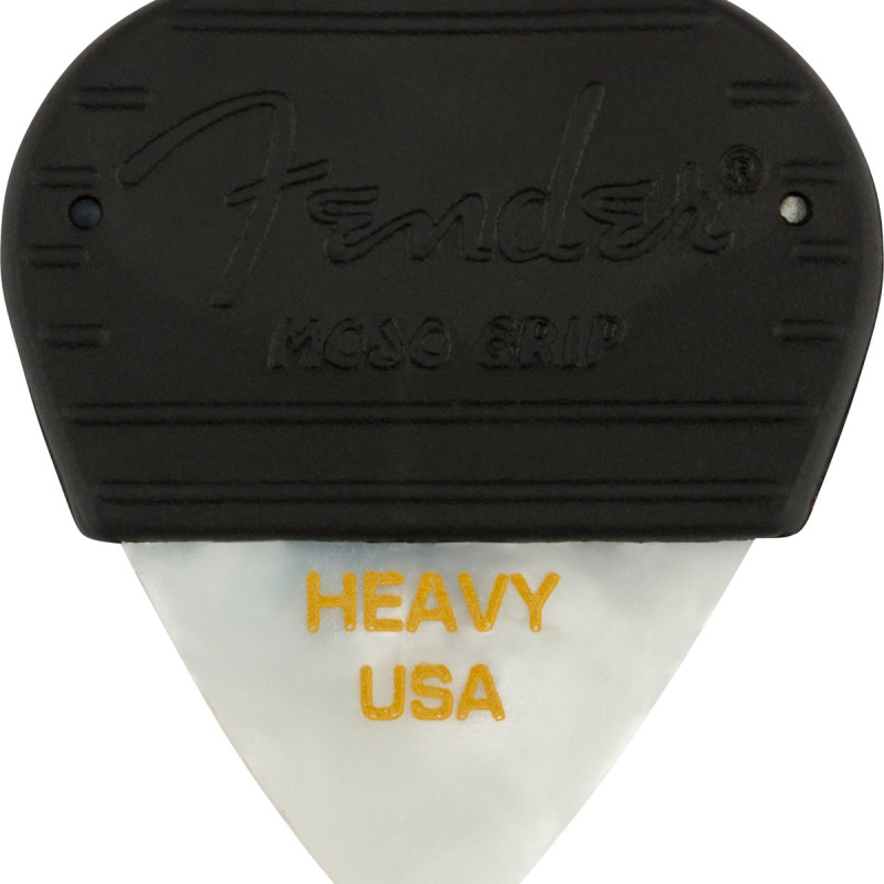 Fender Mojo Grip Celluloid White Moto Heavy
