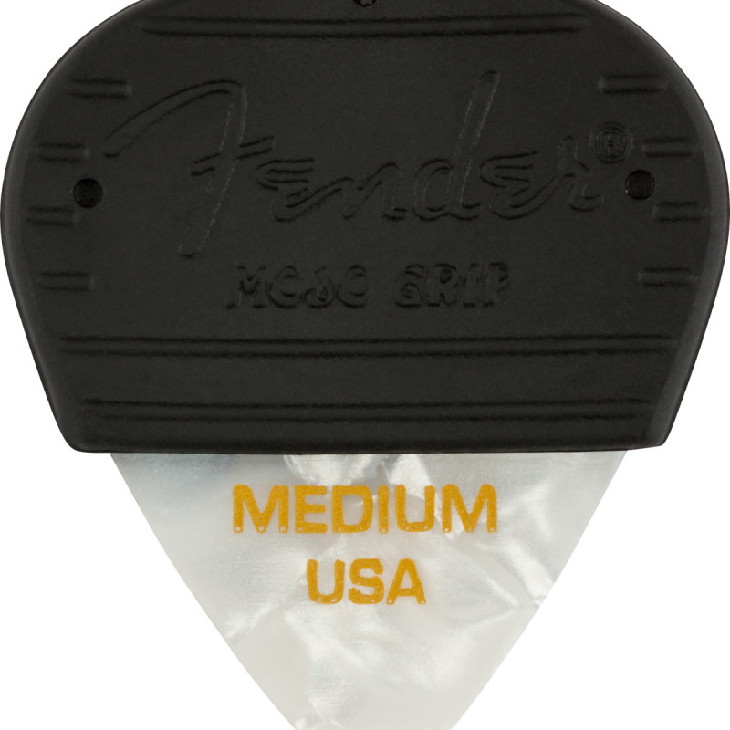 Fender Mojo Grip Celluloid White Moto Medium