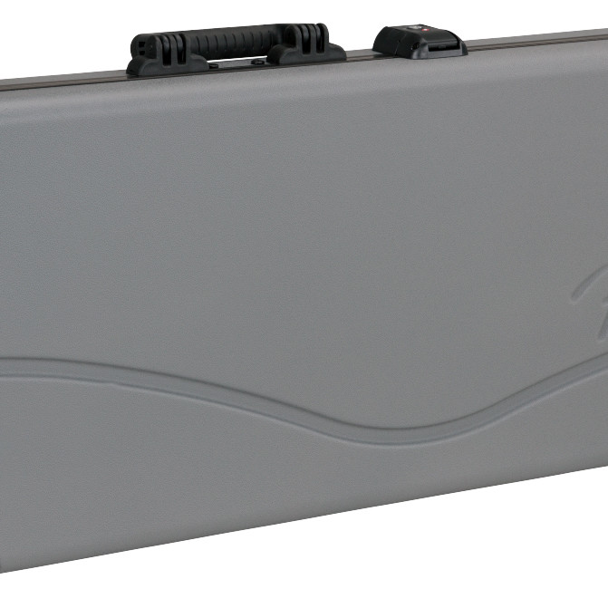 Fender Deluxe Molded Strat/Tele Case Silver/Blue