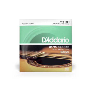Daddario EZ920 85/15 Bronze Medium Light 12 54