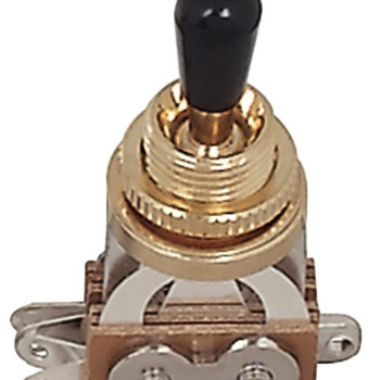Partsland 3 Vias estilo LP (Dourado/Botão Preto) 943.095