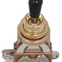 Partsland 3 Vias estilo LP (Dourado/Botão Preto) 943.095