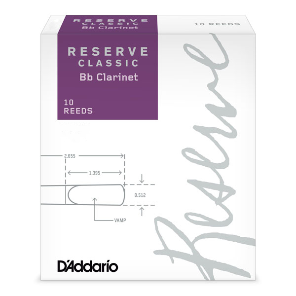 Daddario Reserve Classic Clarinete Bb 2.5 (10 Un)