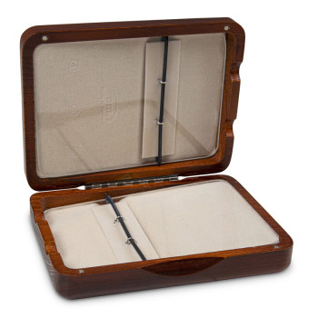 Gewa Porta Palhetas Saxofone Tenor Madeira Castanha