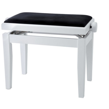 GewaPure BANCO PIANO REGULAVEL Deluxe Branco Matte