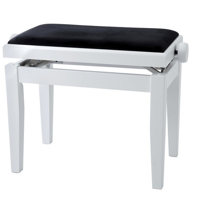 GewaPure BANCO PIANO REGULAVEL Deluxe Branco Matte