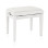 BANCO PIANO Regulável Branco Matte PB007