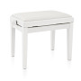 BANCO PIANO Regulável Branco Matte PB007