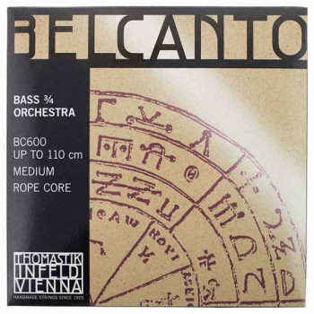 Thomastik SET CORDAS CONTRABAIXO 3/4 Belcanto Orchestra BC600