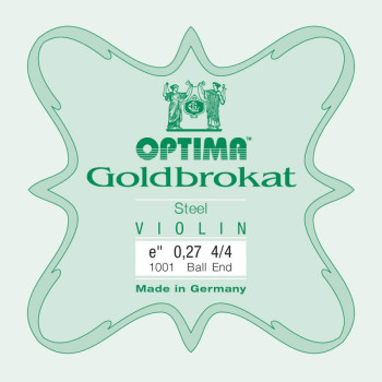 Optima CORDA VIOLINO 4/4 Optima Goldbrokat Steel Ball end (E   Mi)