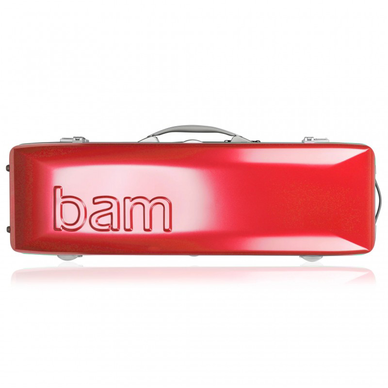 BAM ESTOJO VIOLINO 4/4 Graffiti Hightech GRAF2018XL Vermelho/Prata