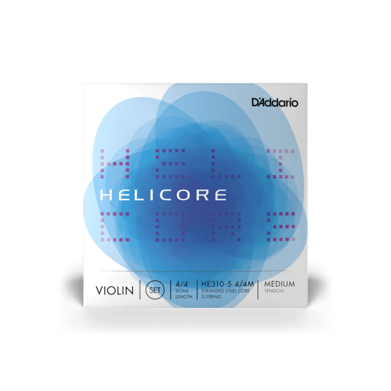 Daddario SET CORDAS VIOLINO HE310 5 4/4M Helicore Medium Tension