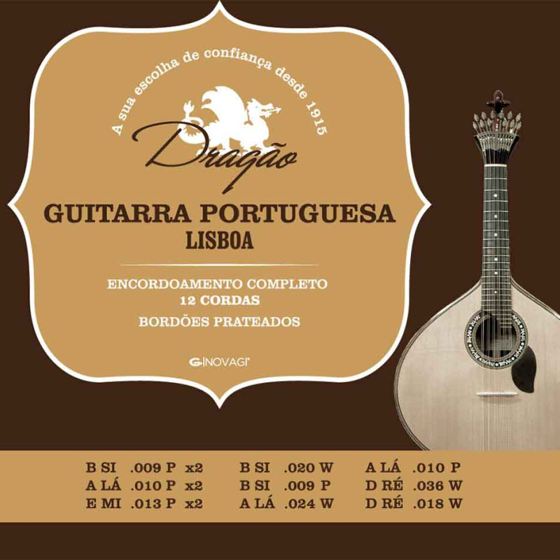 Dragão SET CORDAS Guitarra Portuguesa Lisboa