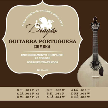 Dragão SET CORDAS Guitarra Portuguesa Coimbra