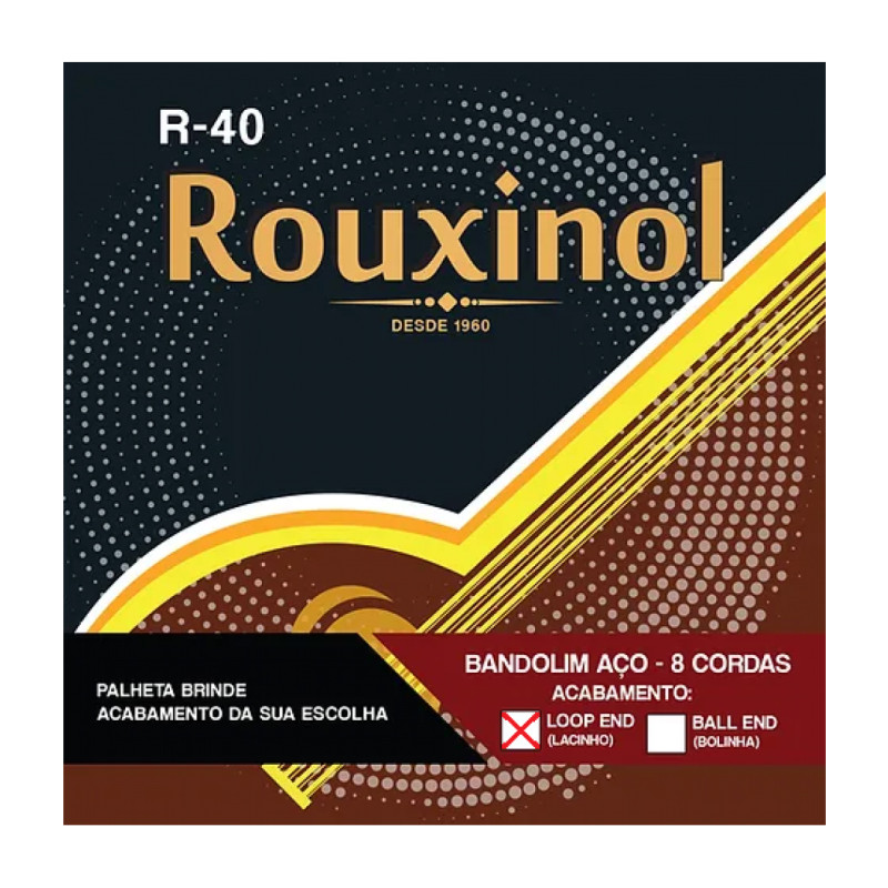 ROUXINOL SET CORDAS BANDOLIM R 40