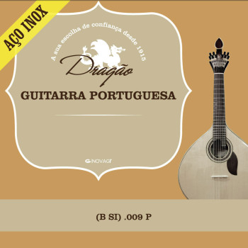 Dragão CORDA GUITARRA PORTUGUESA .009P Aço Inox (B)