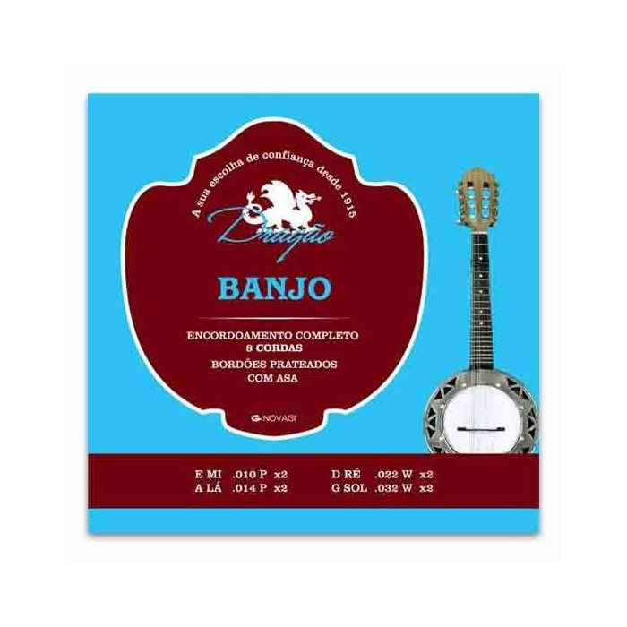 Dragão SET CORDAS Banjo 8 Cordas