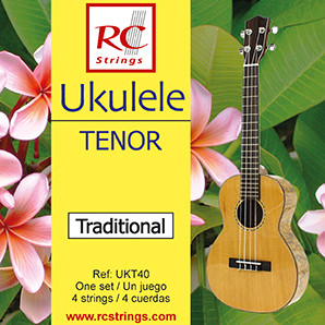 RC Strings SET CORDAS Ukulele UKT40 Tenor