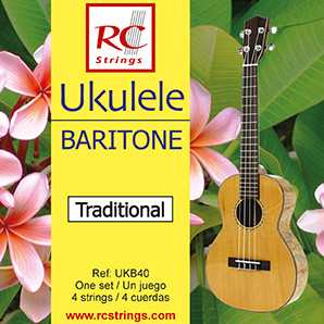 RC Strings SET CORDAS Ukulele UKB40 Baritono